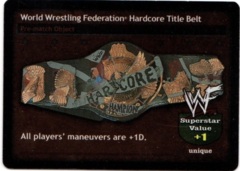 World Wrestling Federation Hardcore Title Belt